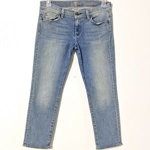 7 FOR ALL MANKIND crop straight leg jeans